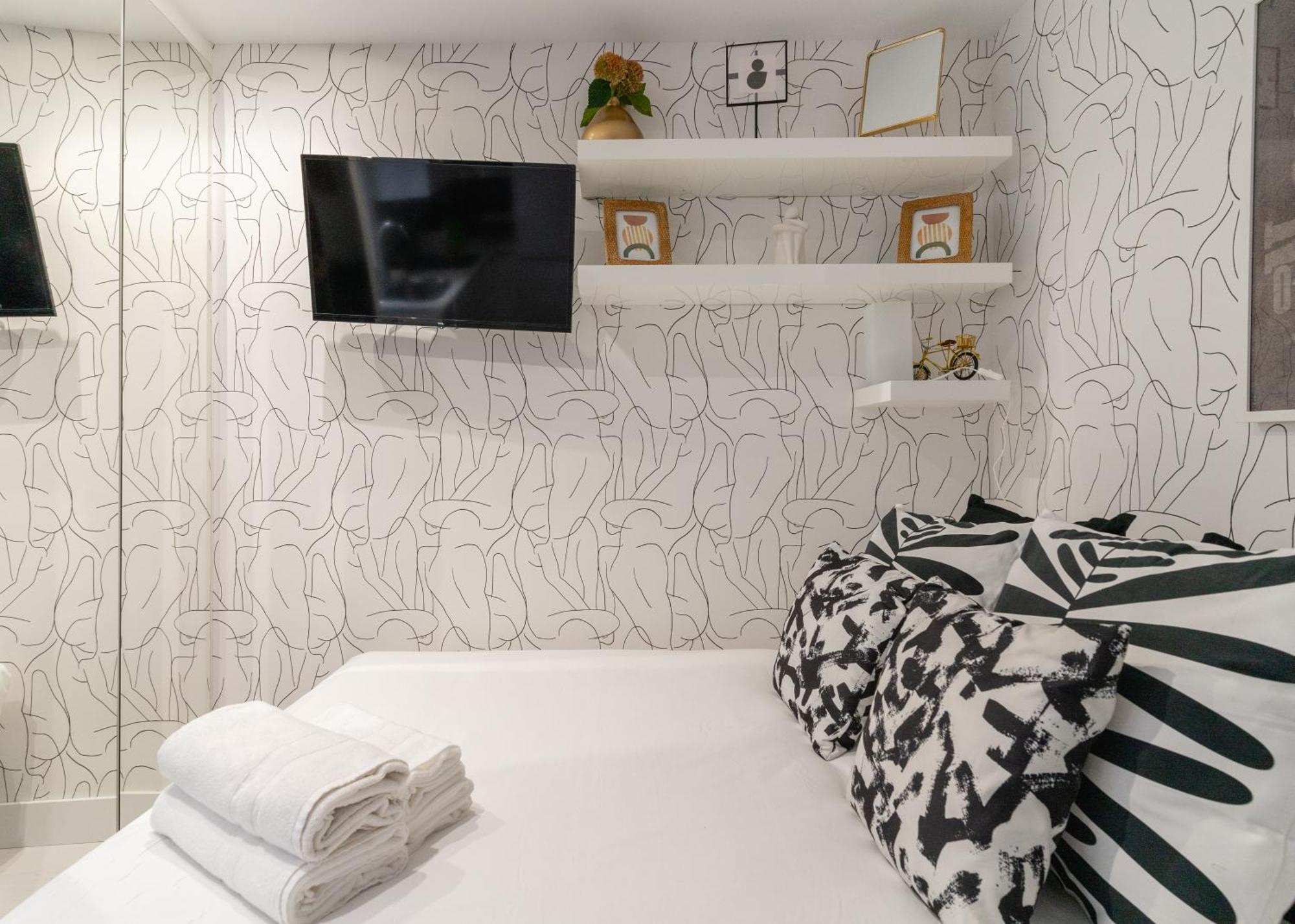 Modern Studio-1Bathroom-Chueca Madrid Exteriör bild